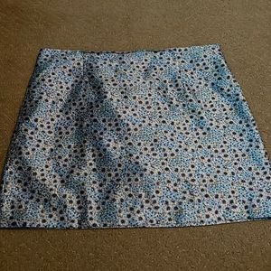 Zara floral mini skirt